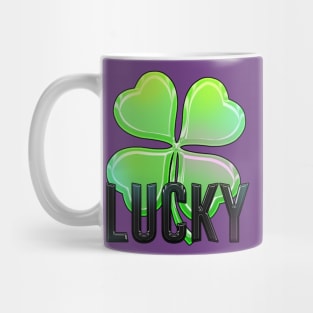 inscription lucky Mug